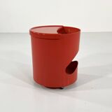 Table d'appoint Robo rouge par Joe Colombo pour Elco, 1970
