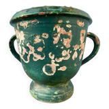 Varnished terracotta jar