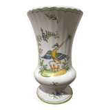Ceramic vase from Moustiers - Hand painted