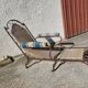 Folding camping chaise longue armchair empire of the 19th century