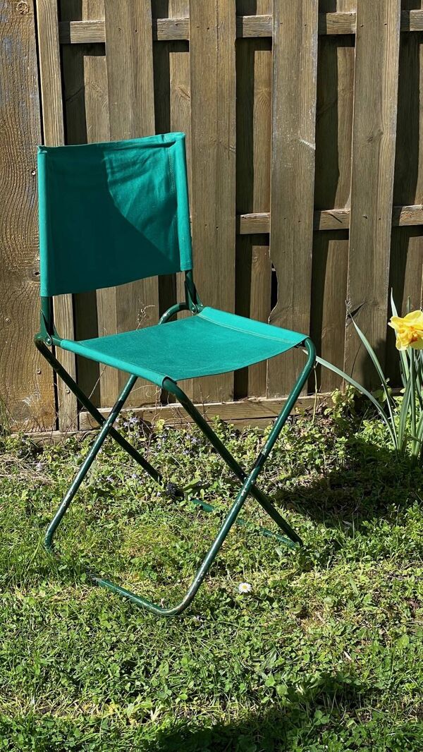 CHAISE pliante CAMPING Vintage
