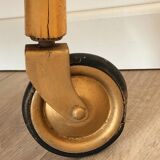 1960s/70s rattan rolling bar/serving cart