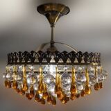 Vintage Murano crystal technology lamp, years 50