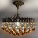 Vintage Murano crystal technology lamp, years 50