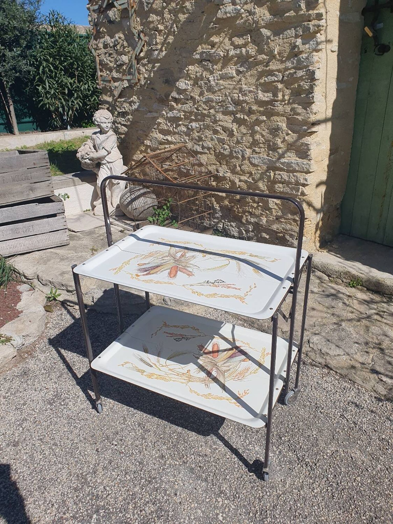Folding dessert table 1970