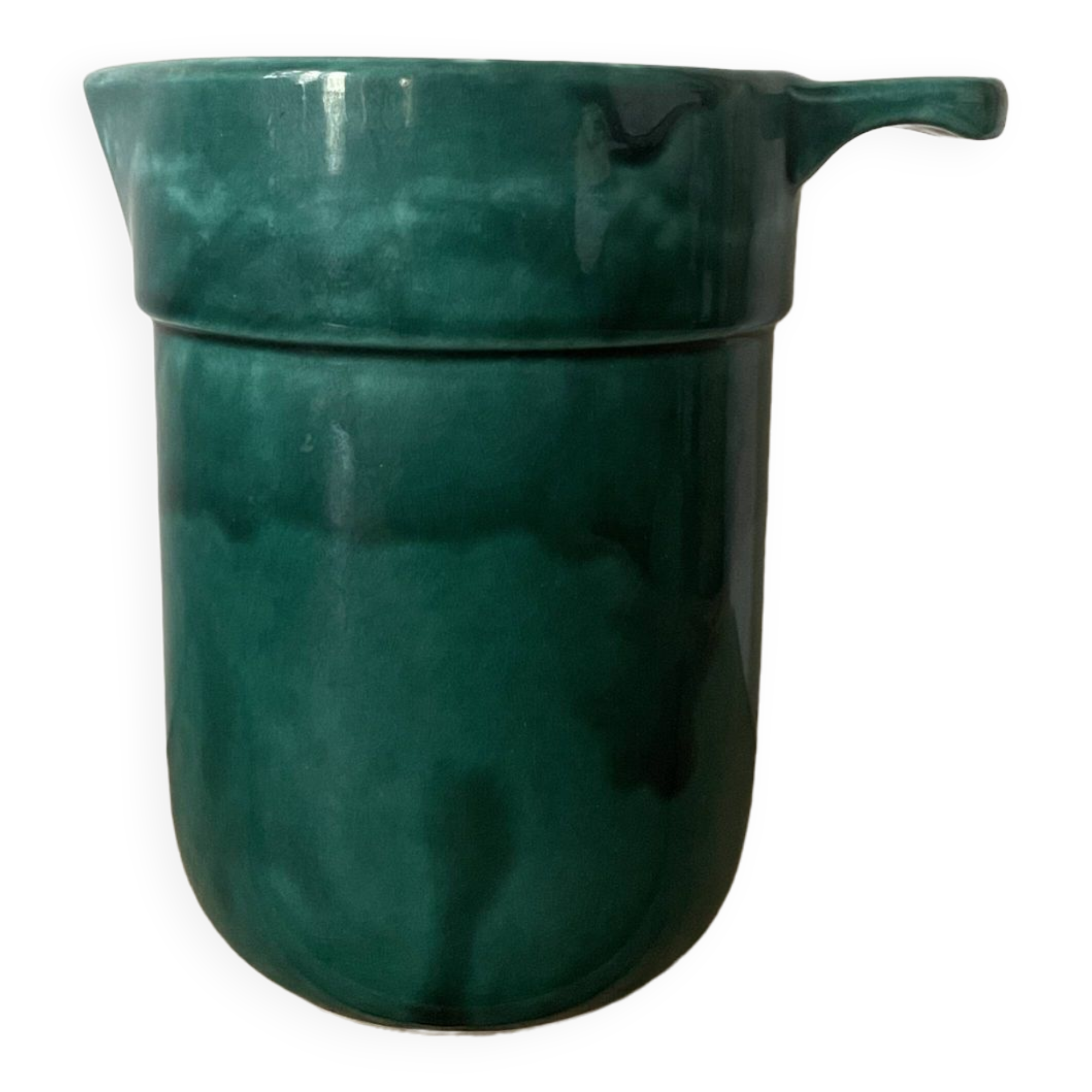 Glacier ceramic pitcher