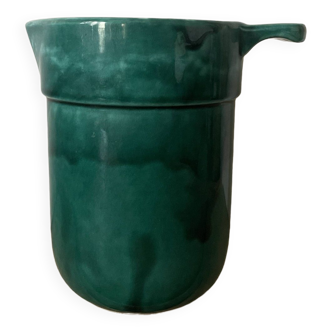 Glacier ceramic pitcher