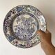 Hollow plate, polychrome Terre de Fer, Choisy-le-Roi, Asia model.