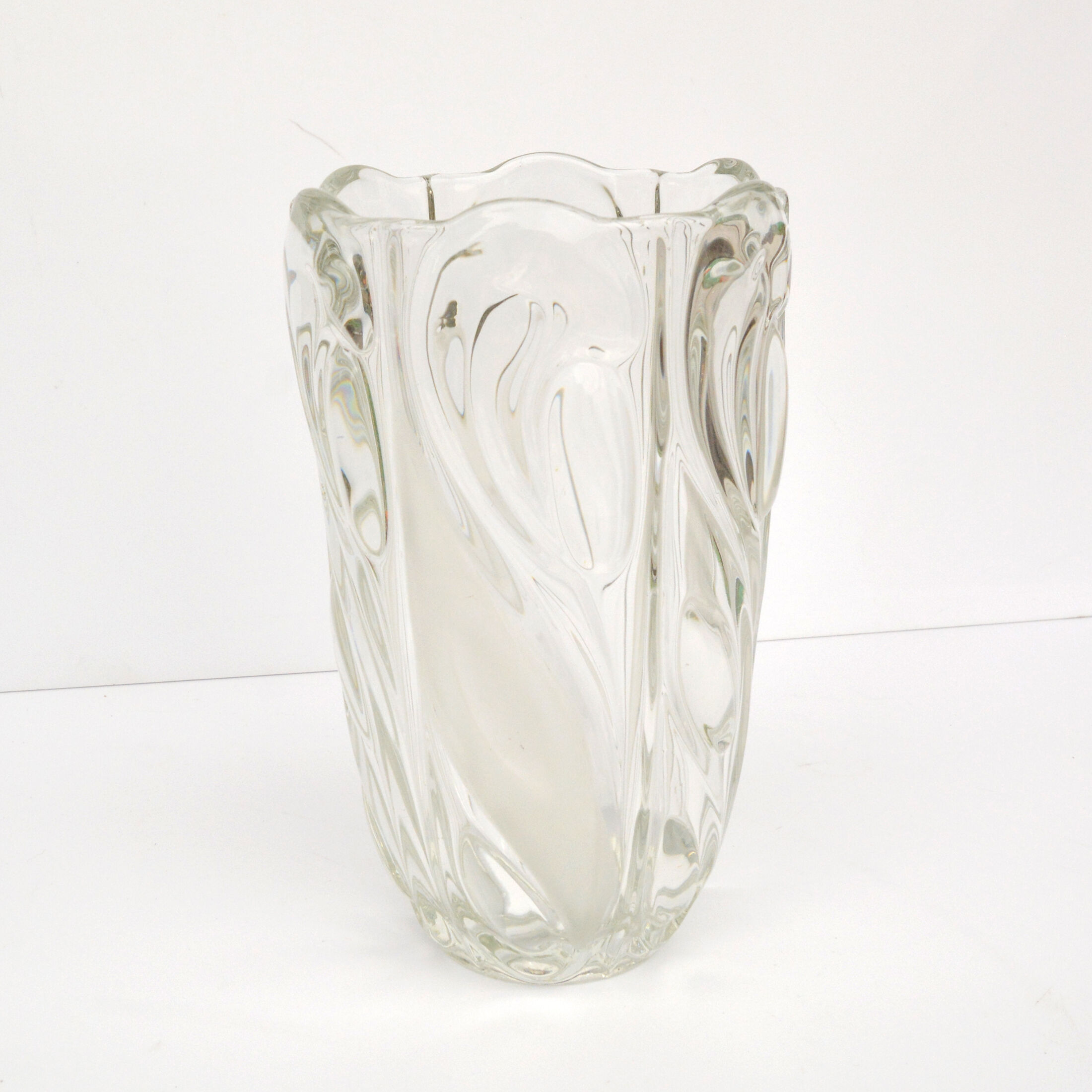 Vase, designed by f. pečený, heřmanova huť, 1970s
