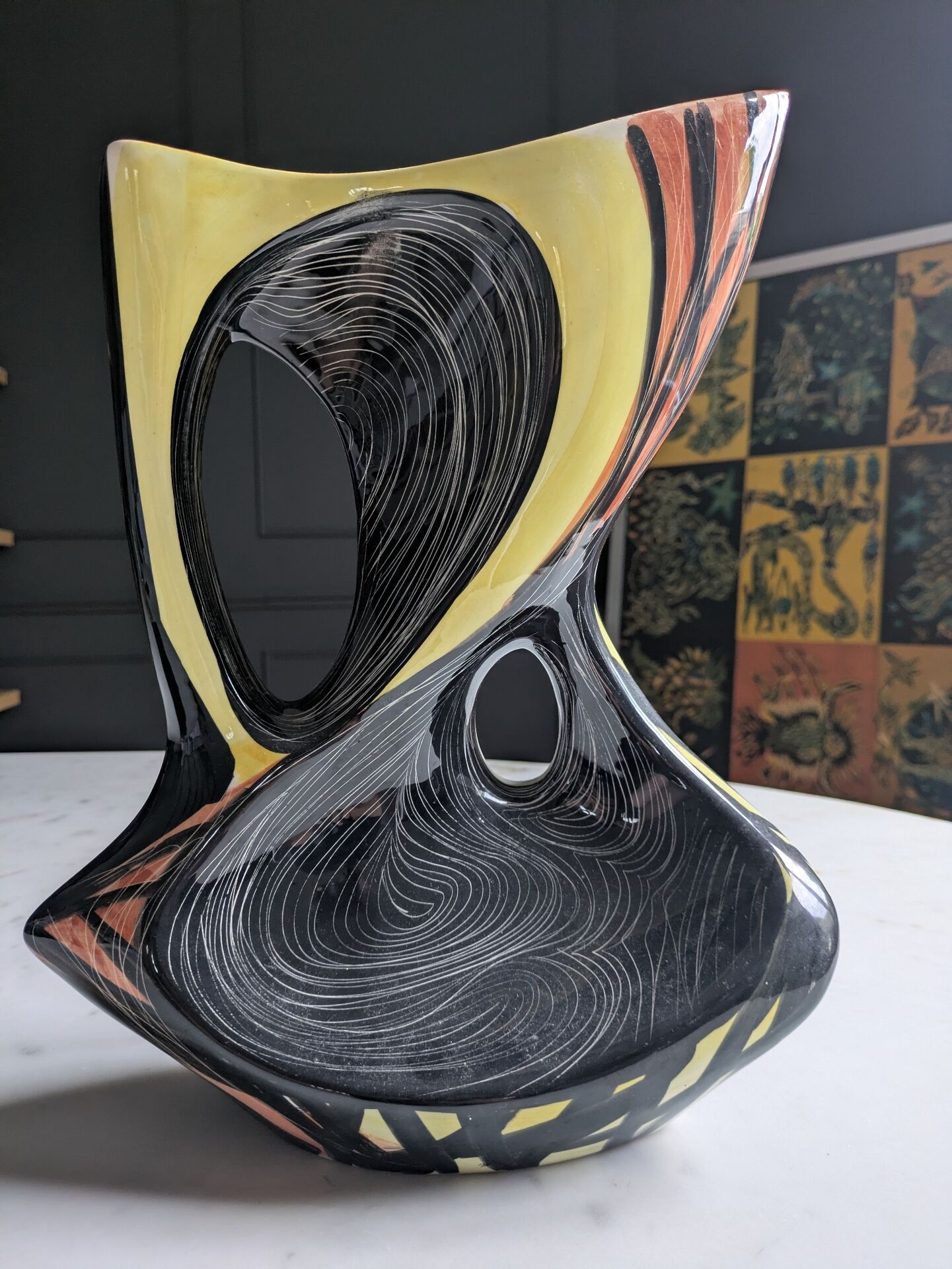 Mid-Century Vase 50s 60s