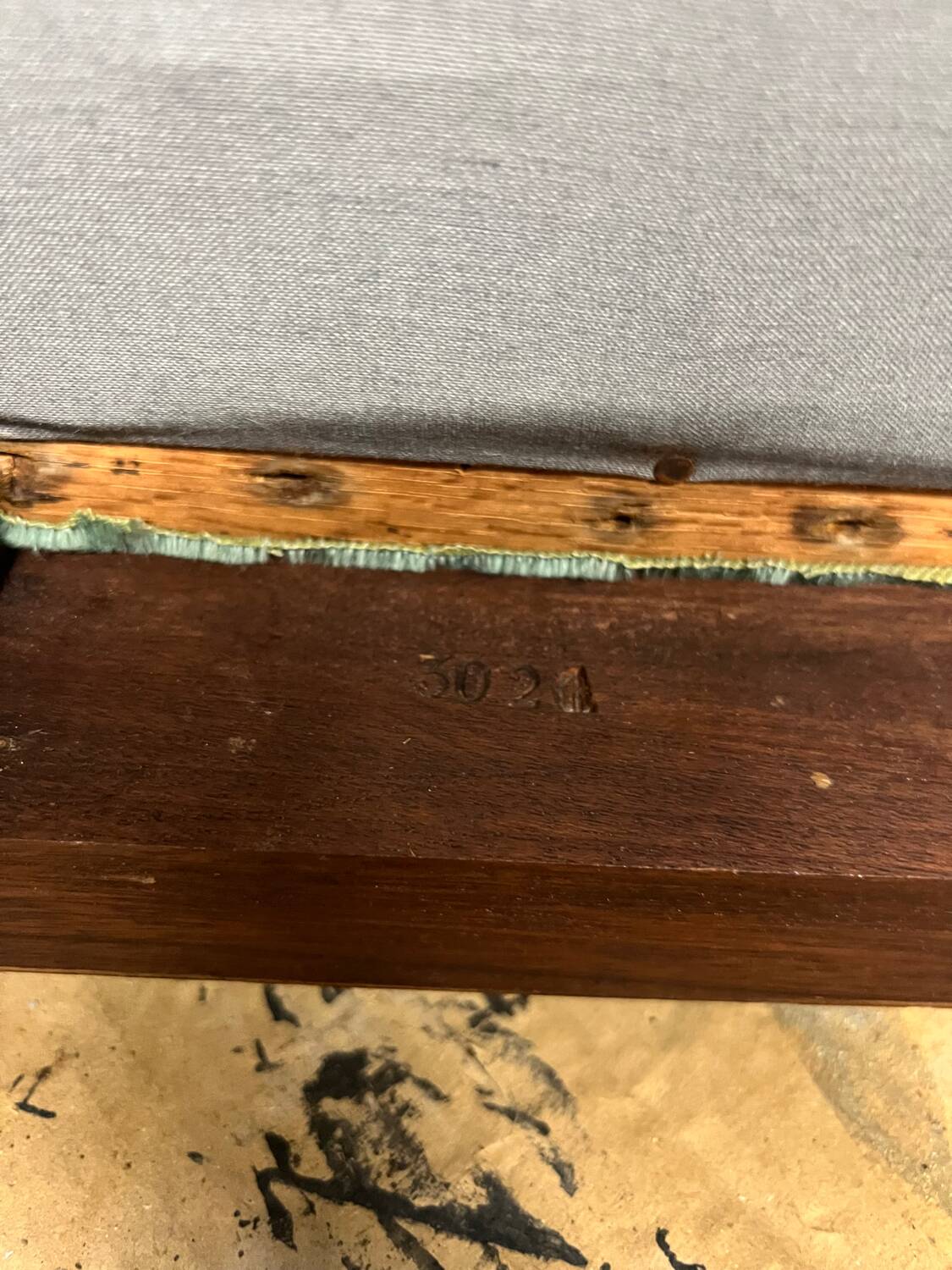 Set of 6 chairs and 2 armchairs by Gaston Poisson