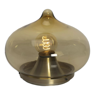 Lampe goutte en verre brun pour lampes Dijkstra