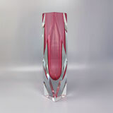 1960s Pink Vase By Flavio Poli. Made in Italy