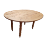 Old English oval pine table