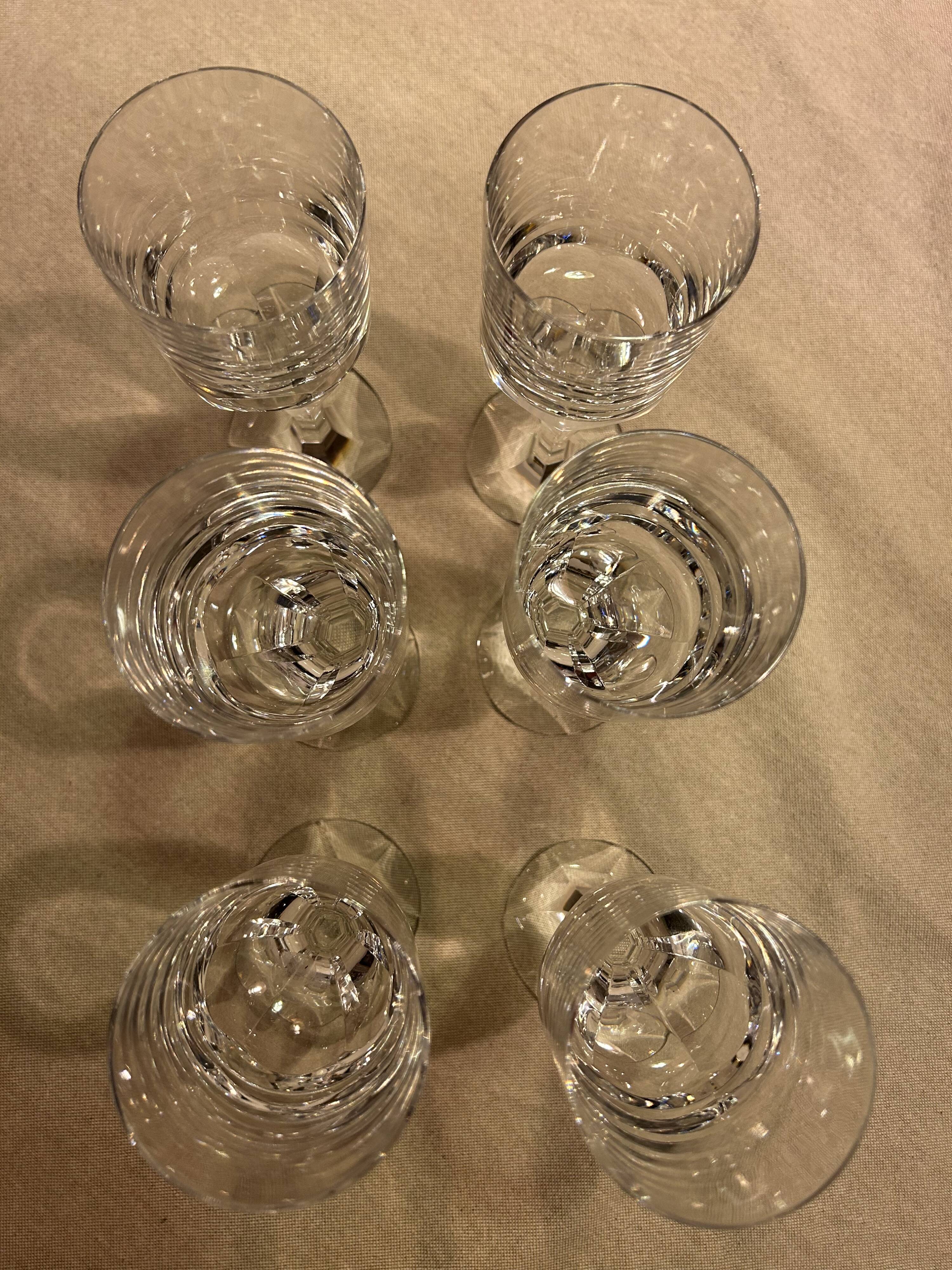 Baccarat Narcisse 6 Exceptional Baccarat Crystal Glasses