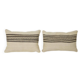 Set of 2 vintage kilim cushion covers 30x51 cm