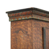 Rustic Farmhouse Folk Art Painted Bridal Wardrobe 1759