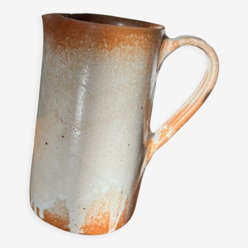 Handmade earthen pottery jug jug