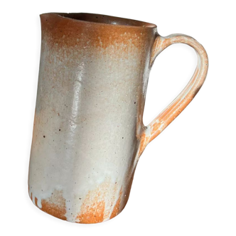 Handmade earthen pottery jug jug