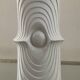 Vase op art en porcelaine royal bavaria kpm années 70