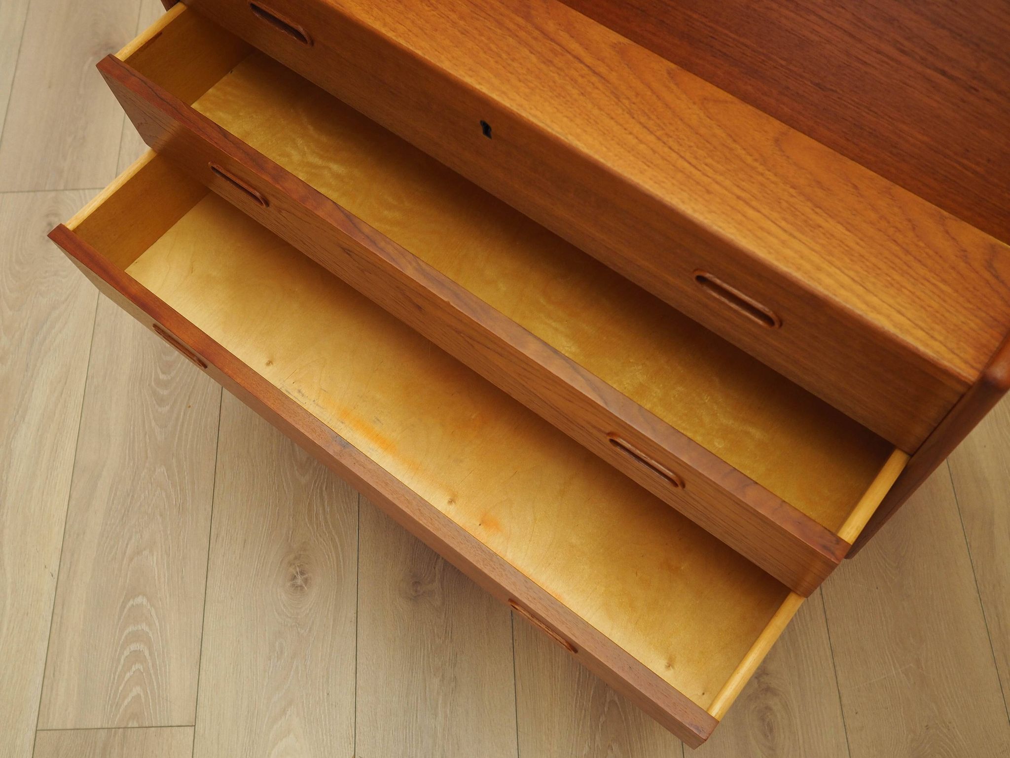 Teak secretary, Danish design, 1960s, Arne Wahl Iversen, Vinde Møbelfabrik