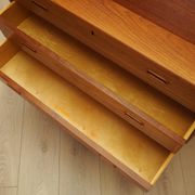 Teak secretary, Danish design, 1960s, Arne Wahl Iversen, Vinde Møbelfabrik