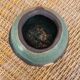 Raku ball vase