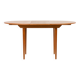 Scandinavian round teak table with hidden extension, 1970s