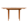 Scandinavian round teak table with hidden extension, 1970s