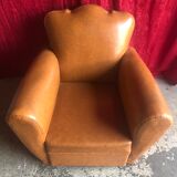 Pair of club armchairs