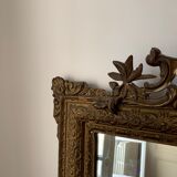 Old mirror in foot 86x163cm