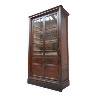 Large distillery cabinet, Italy 1900