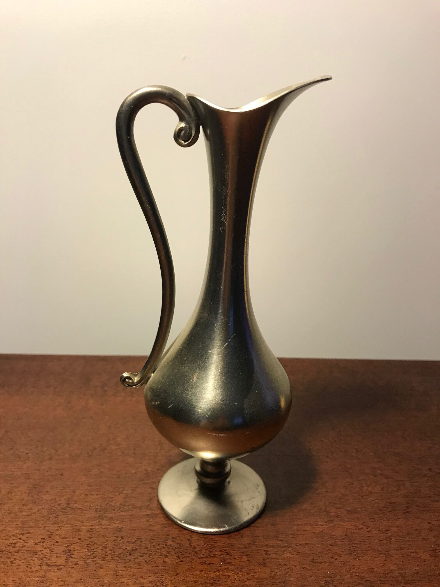 Tin pitcher