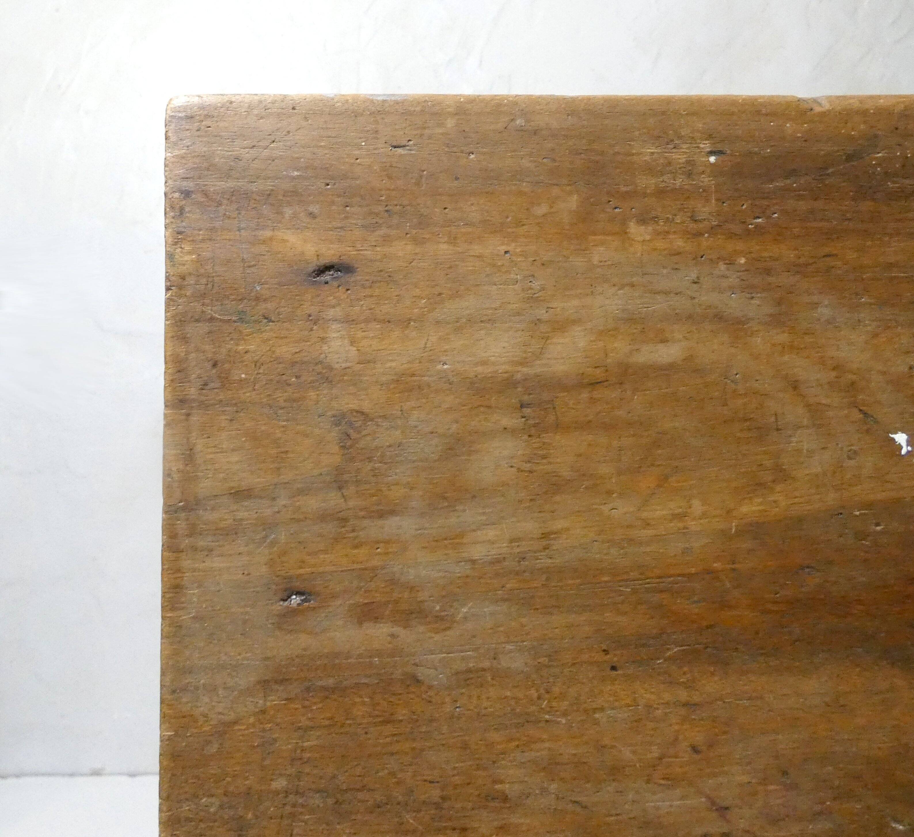 vintage wooden writing desk side table