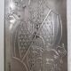 Lady of Spades pocket tray by JM Valette, signed, metal, 1960s.