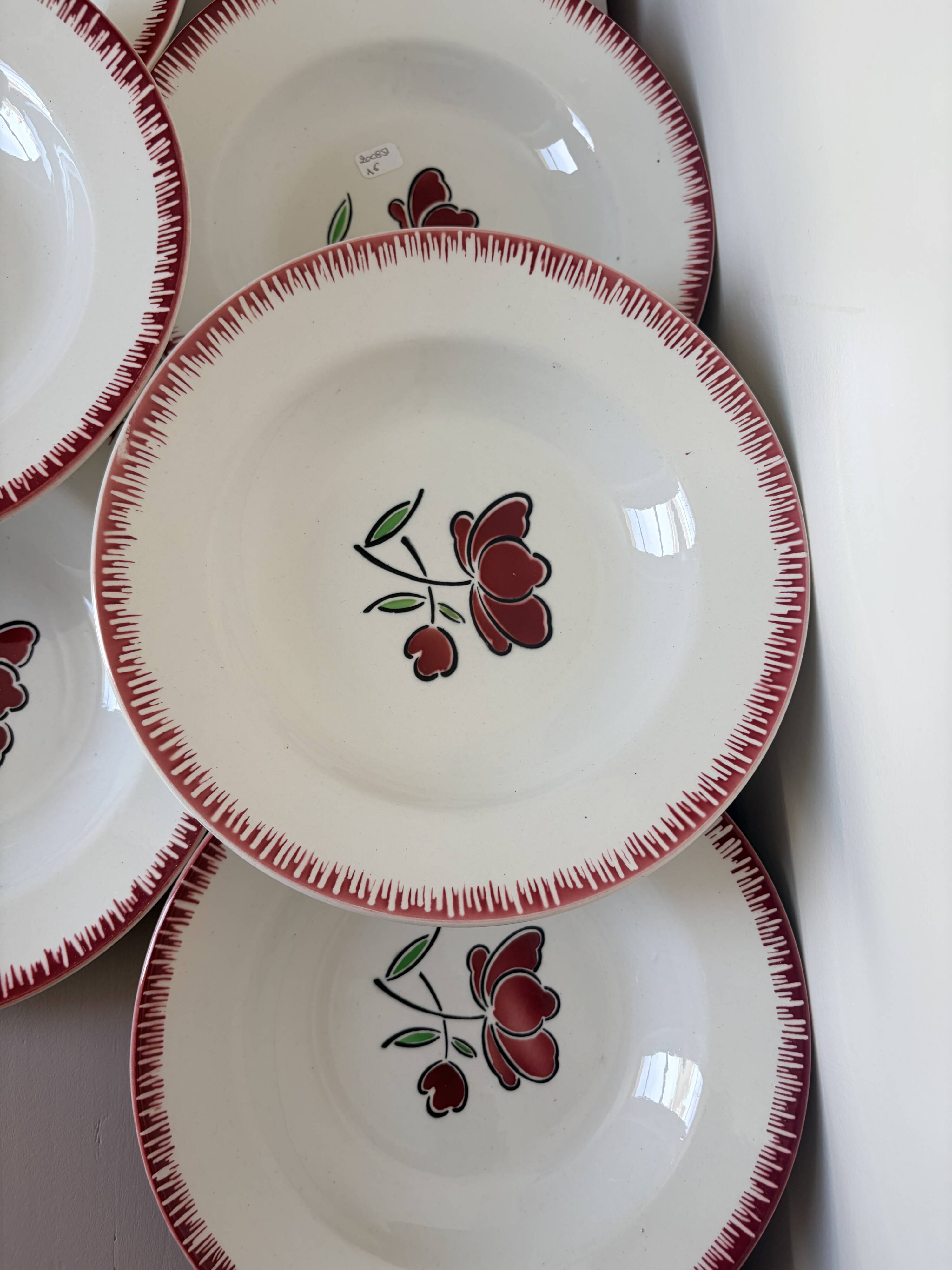 6 deep plates Badonviller 200851