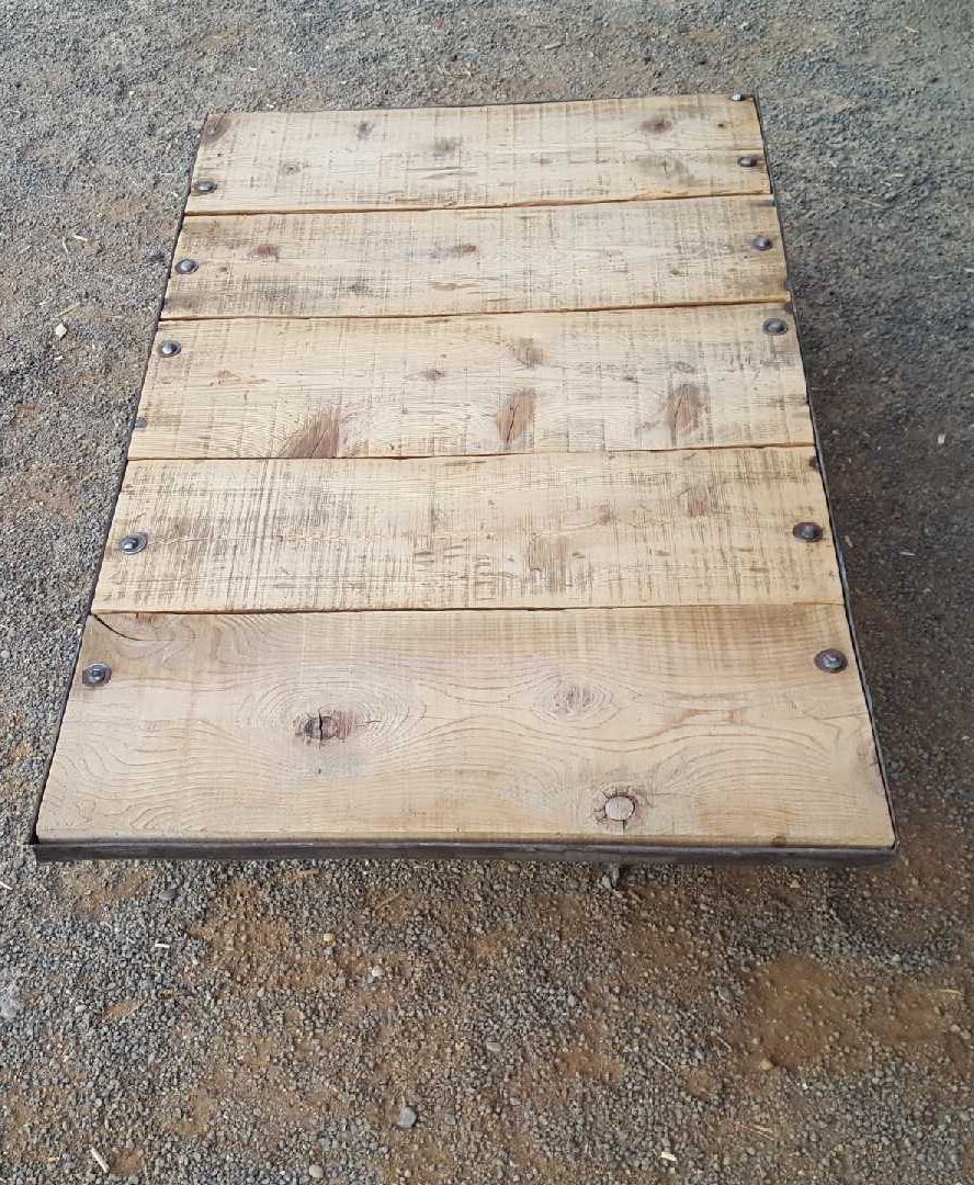 Industrial coffee table