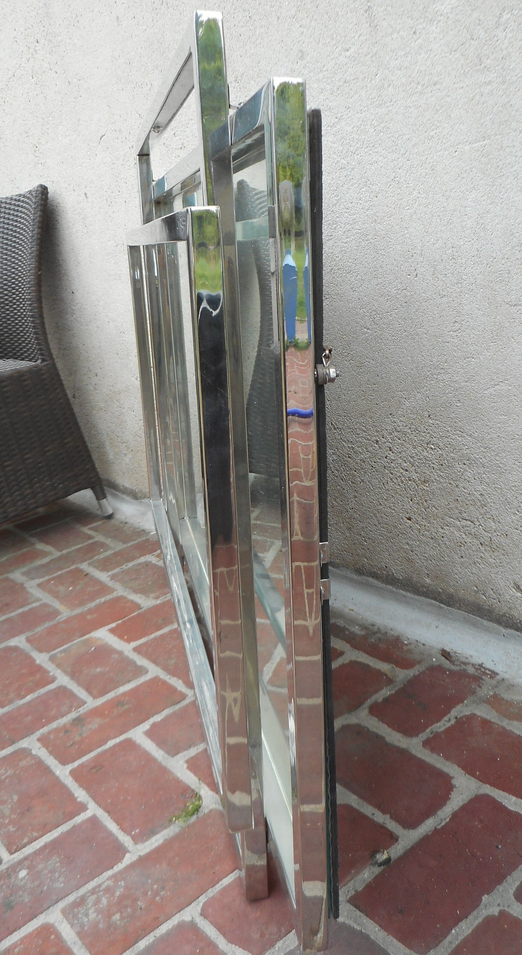 Italian chrome mirror