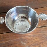 Silver metal bowl
