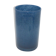 Vase double-layer glass roller vase blue 1980