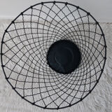 Mesh metal paper basket