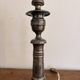 Silver Metal Lamp Base Louis XVI Regency Style Candle Holder 19th Century