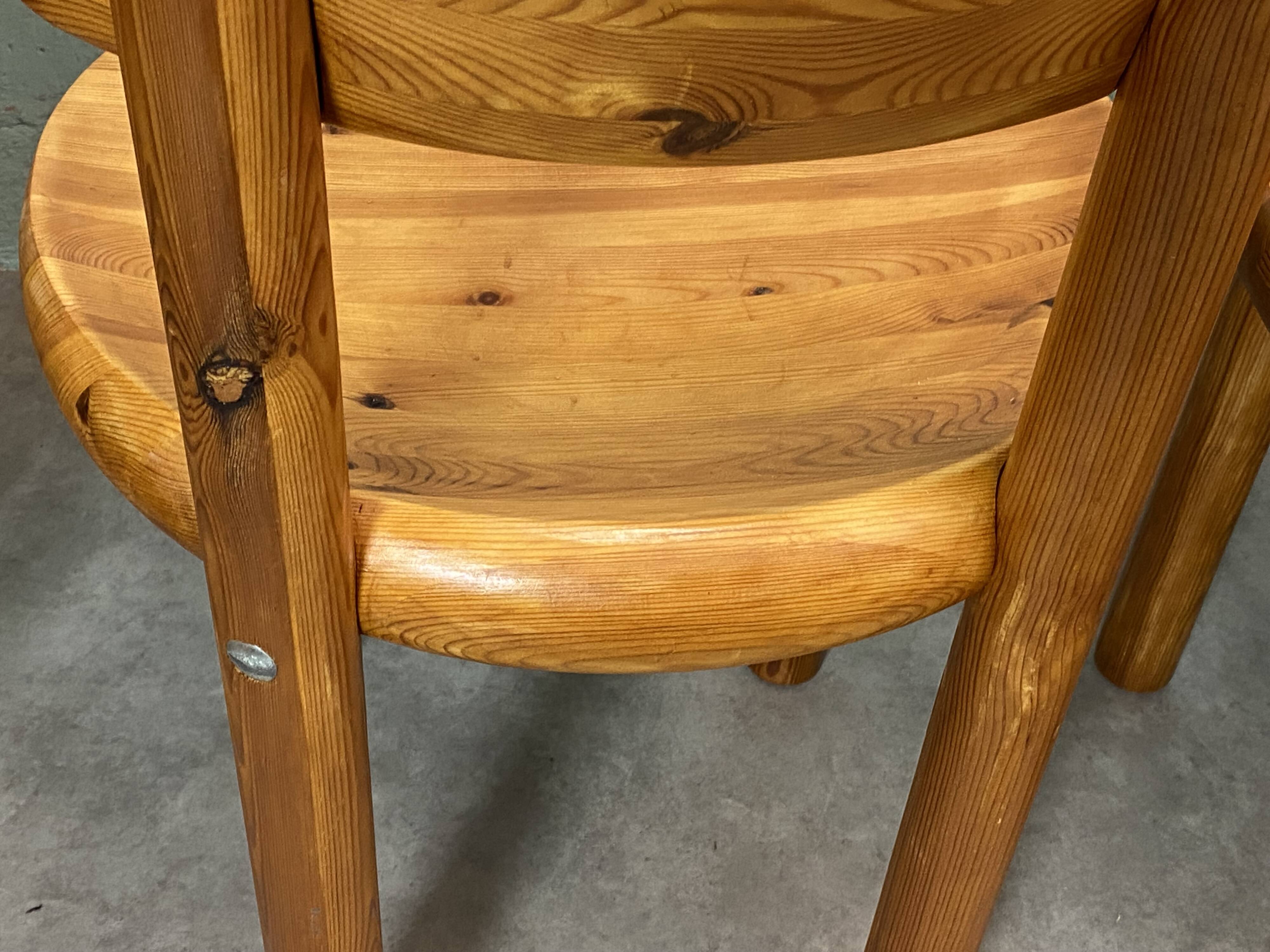 Table et chaises de Rainer Daumiller design scandinave des années 70