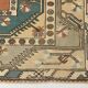 5x8 Shades Of Copper Green Vintage Oushak Rug, 146x227Cm SKU 24356