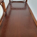 Rattan library shelf