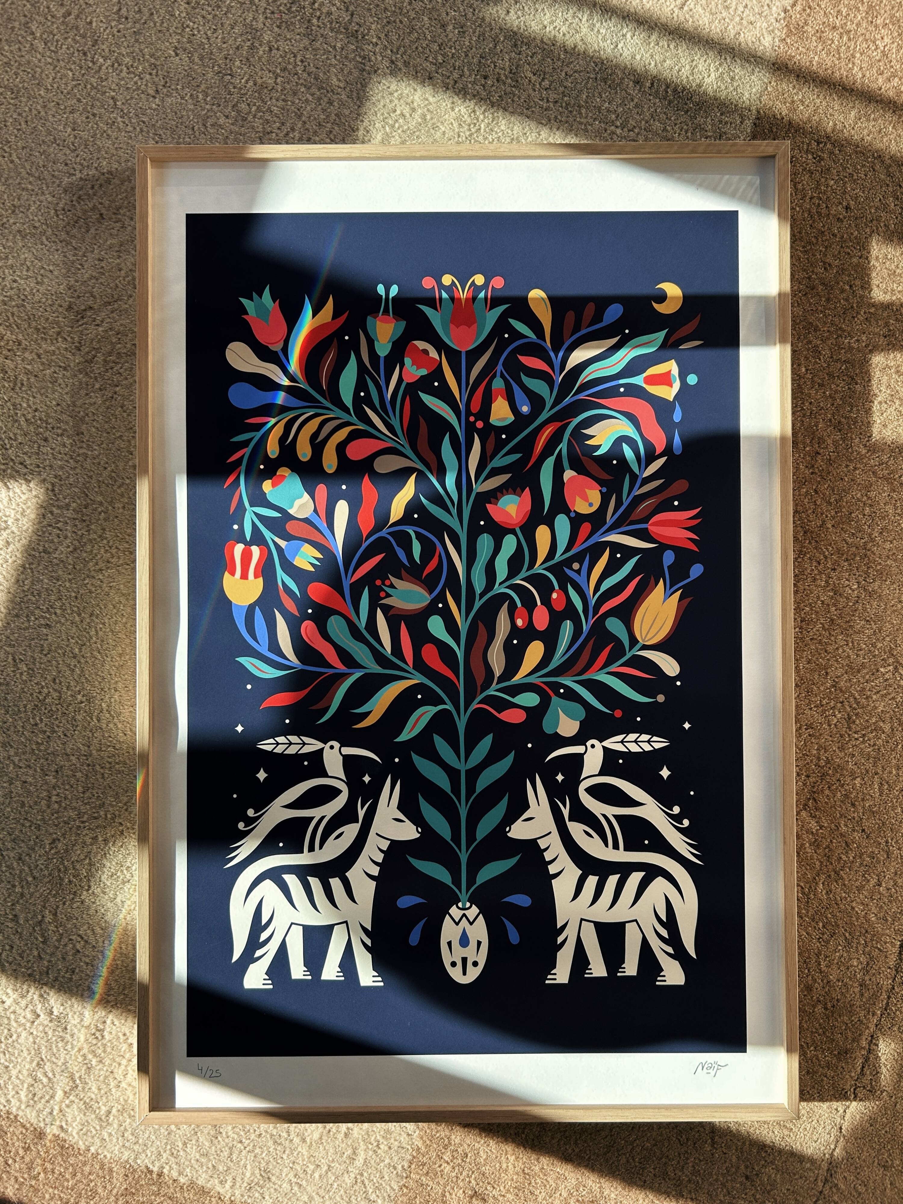 Street artist art poster, limited edition