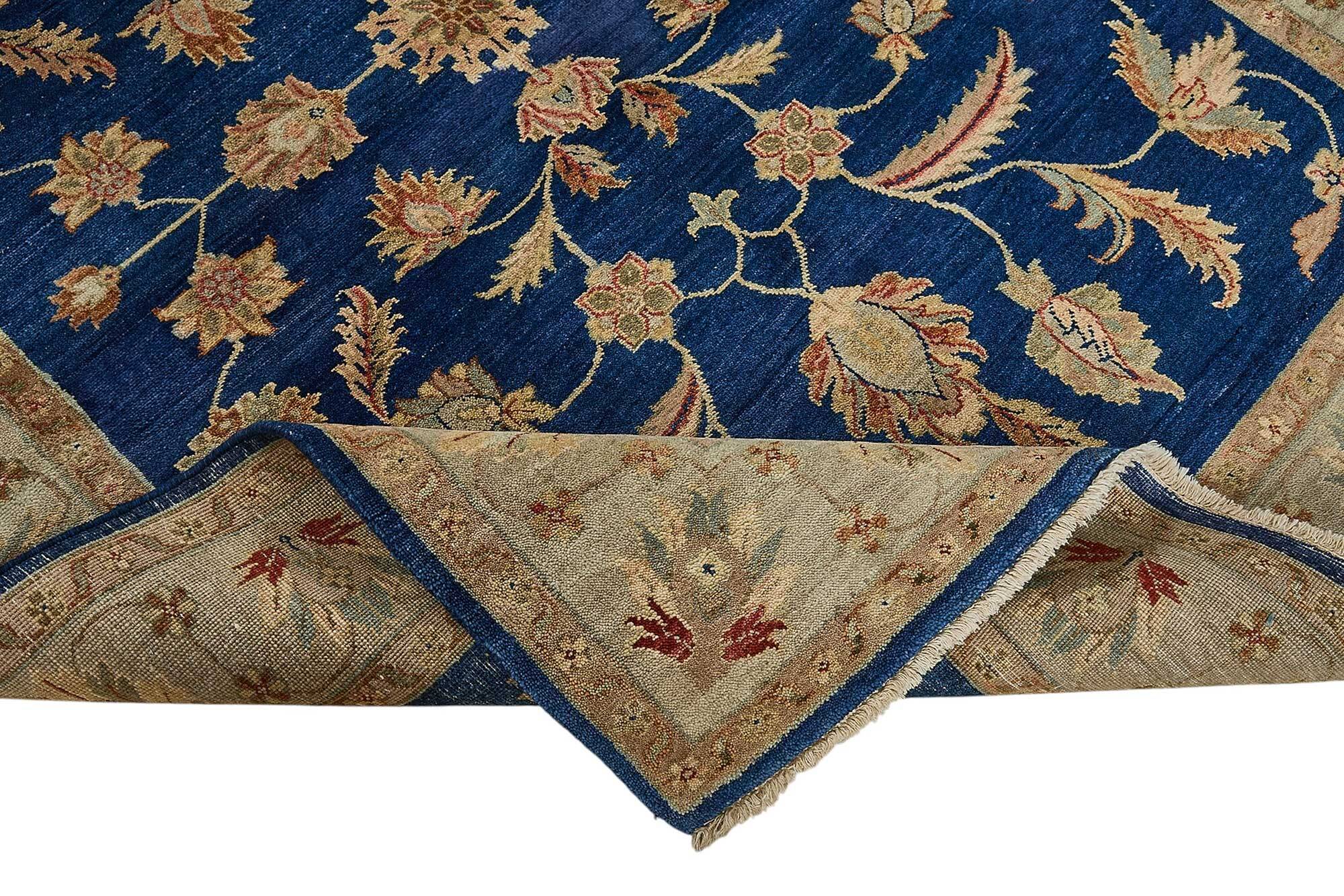 Turkish Handknotted Wool Oushak Rug 166 cm x 230 cm