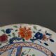 Flat plate in Imari porcelain Japan 19th century floral decoration