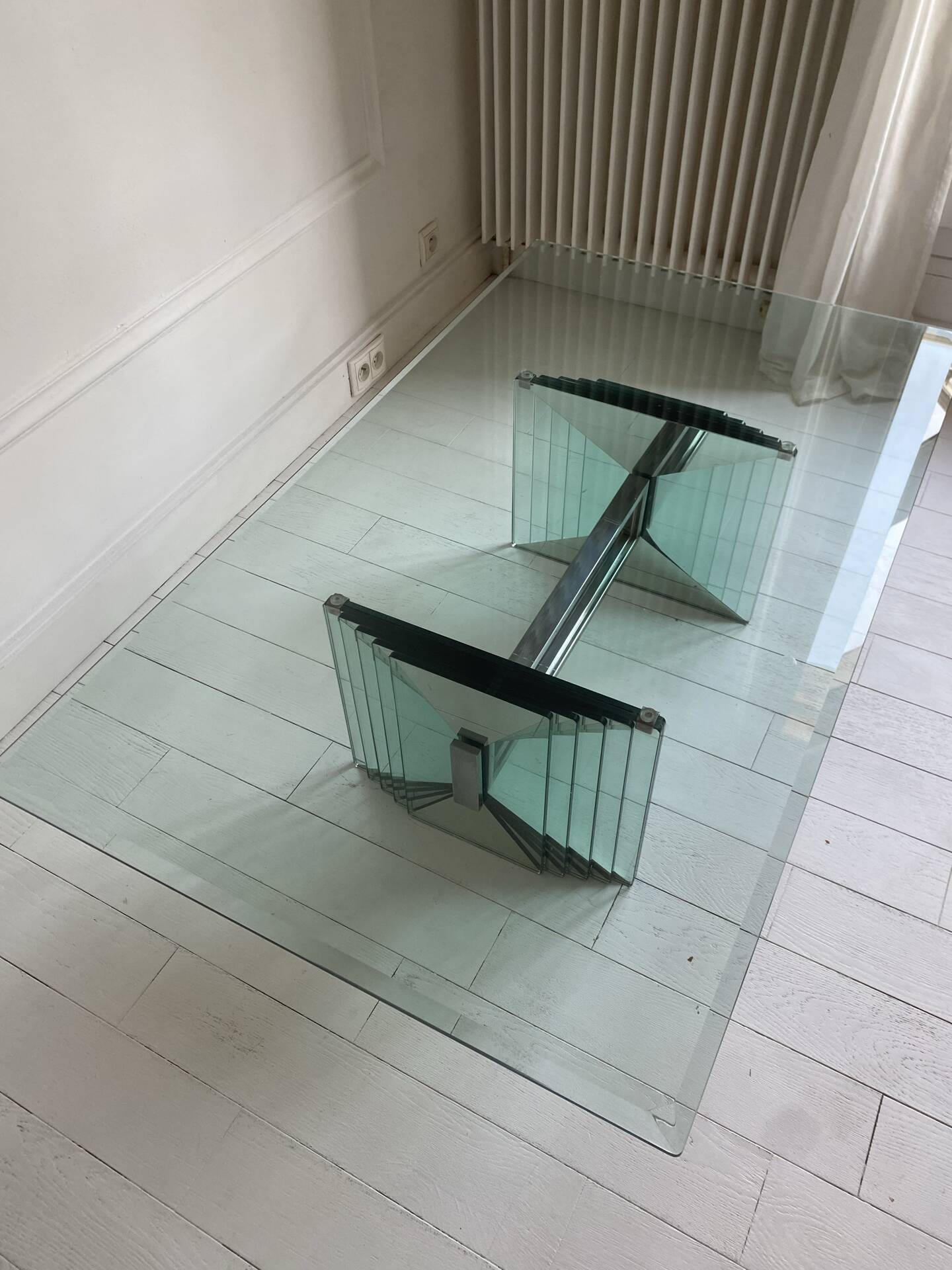 Gallotti & Radice - glass coffee table