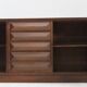 Spanish brutalist sideboard solid wood
